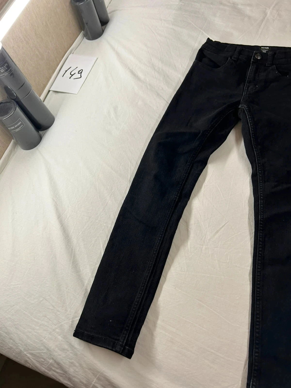 Zwarte slim fit jeans van Kiabi – photo 3